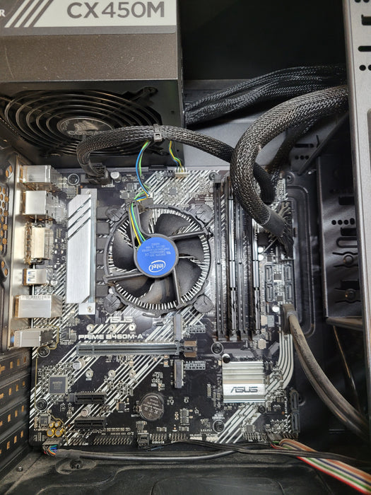 Generic Pc w/ Asus B460M-A Intel Core i5-10400 CPU 16GB RAM No HDD