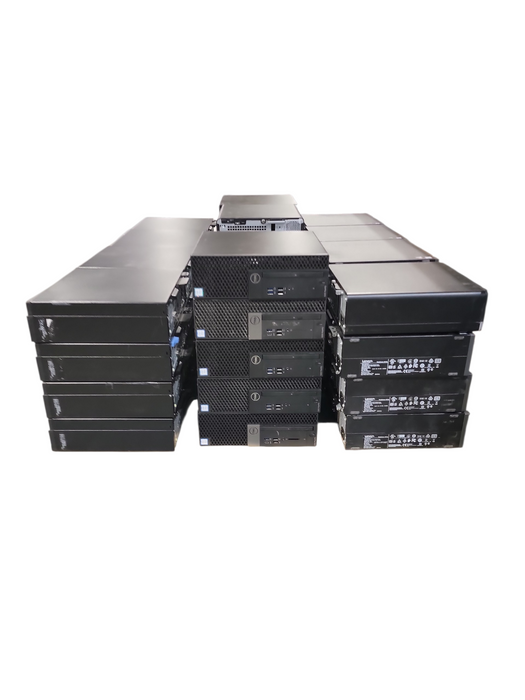 Lot of 48x Mixed SFF HP, DELL , LENOVO i5 - 9th Gen 8GB DDR4 Ram No HDD