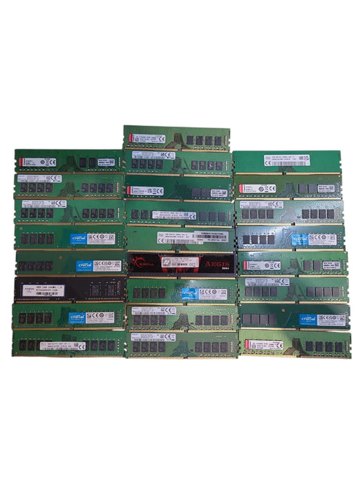 Lot of 25x, Assorted 16GB DDR4 Desktop RAM