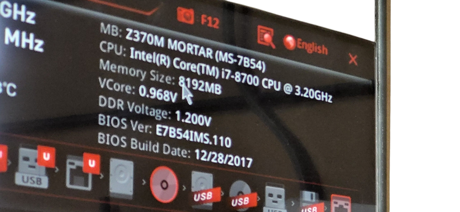 Custom Workstation Z370M MORTAR i7-8700 CPU |8GB DDR4 |500GB HDD| 4x 3.5" slots