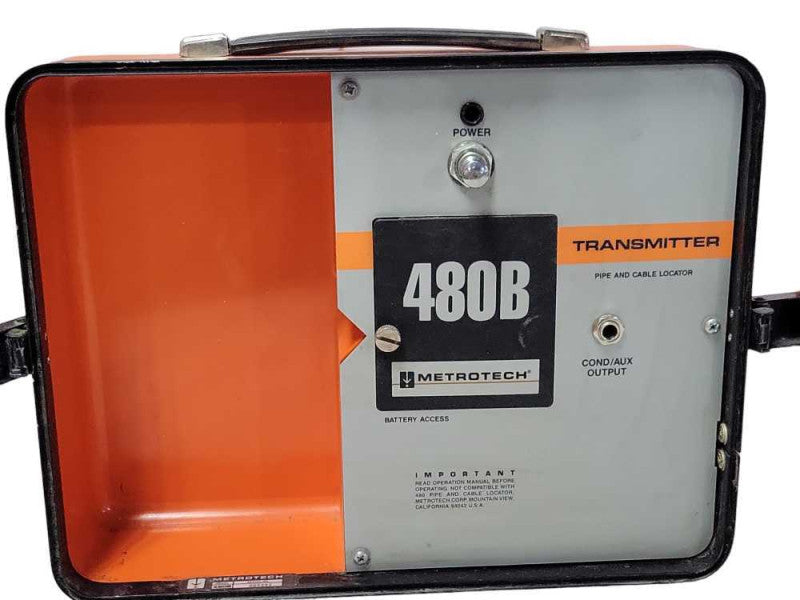 Metrotech 480B Pipe and Cable Locator Set, READ Q_