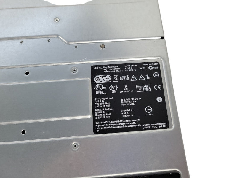 Dell MD1220 PowerVault Storage Array w/24x 2.5 Bays,2x 3DJRJ Controllers, 2x  !