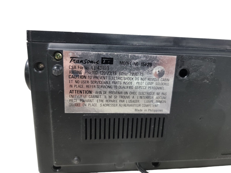 Retro Vintage Transonic  Radio/Buzzer Model 15F29