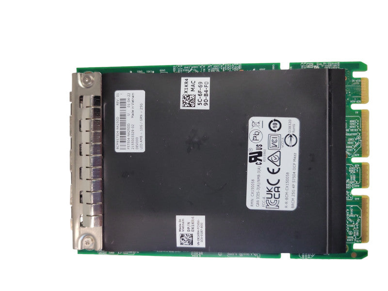 Broadcom 25Gb x 4P Mezzanine Network Adapter 57504 P/N 0X1KR