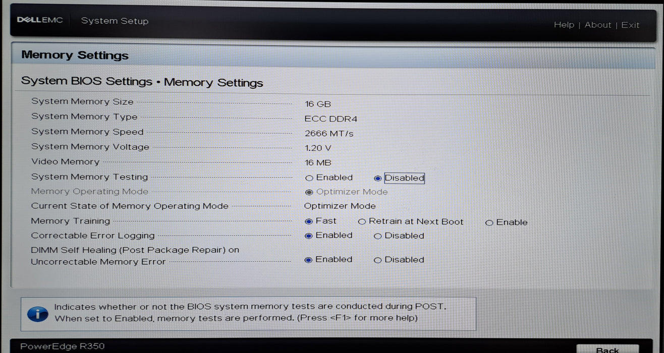 Dell Poweredge EMC R350 | Xeon E-2374G 3.70 GHz 16GB DDR4 PERC H755 2x 600W PSU