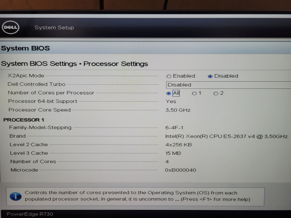 Dell PowerEdge R730 - Xeon E5-2637 v4 16GB DDR4 PERC H730 Mini 2x750W PSU