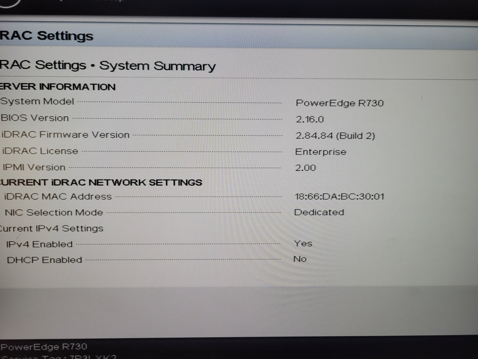 Dell PowerEdge R730 - Xeon E5-2637 v4 16GB DDR4 PERC H730 Mini 2x750W PSU