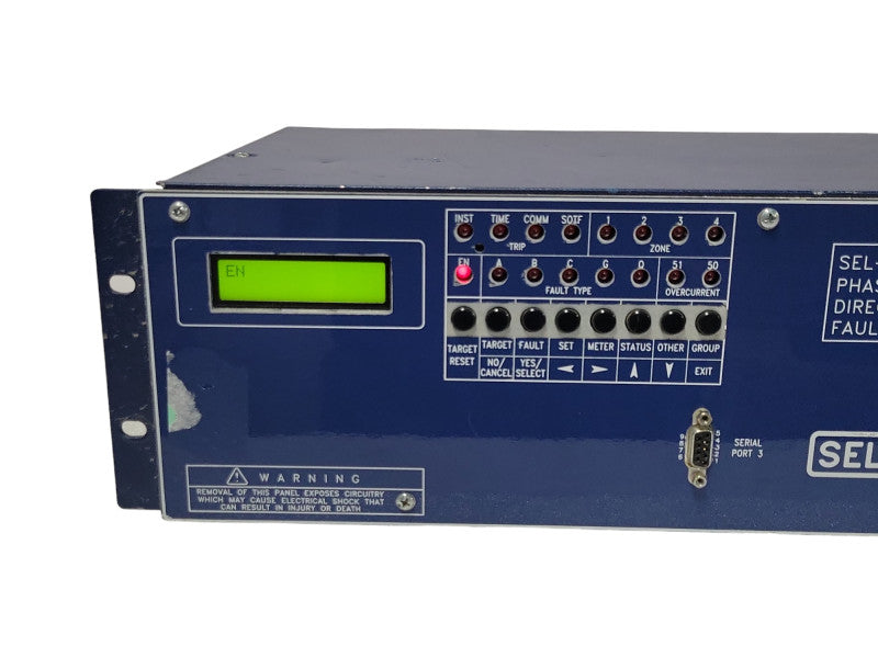 Schweitzer SEL-321 Phase & Ground Distance Relay & Fault Locator 125VAC/DC  _