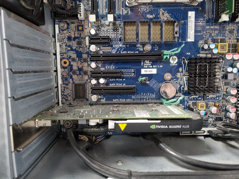 HP Z640 Workstation - 1x Xeon E5-2620 v4, 16GB DDR4, K420 - No HDD