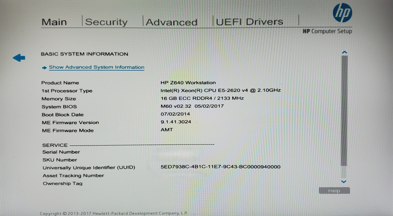 HP Z640 Workstation - 1x Xeon E5-2620 v4, 16GB DDR4, K420 - No HDD
