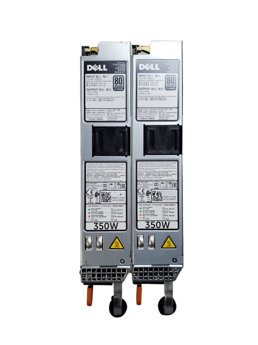 Lot 2x Dell PowerEdge 350W Server Power Supply - 0Y8Y65 | D350E-S1