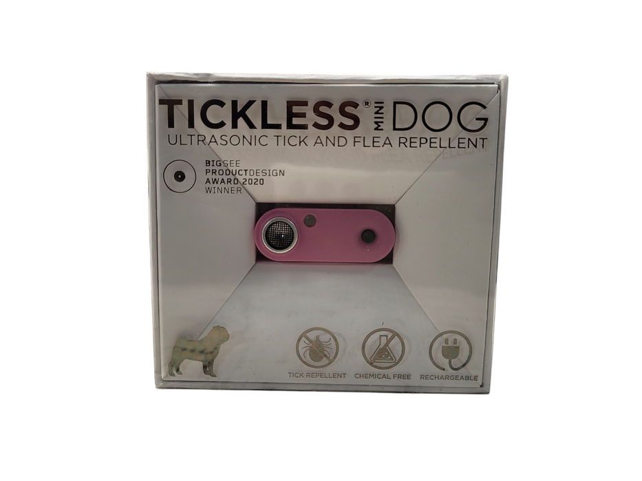 Tickless Mini Ultrasonic Tick & Flea Repellent pink 102228-FL-1 Brand new