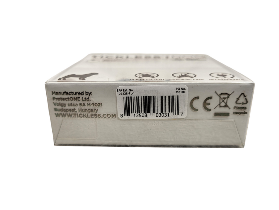 Tickless Mini Ultrasonic Tick & Flea Repellent Black 102228-FL-1 Brand new