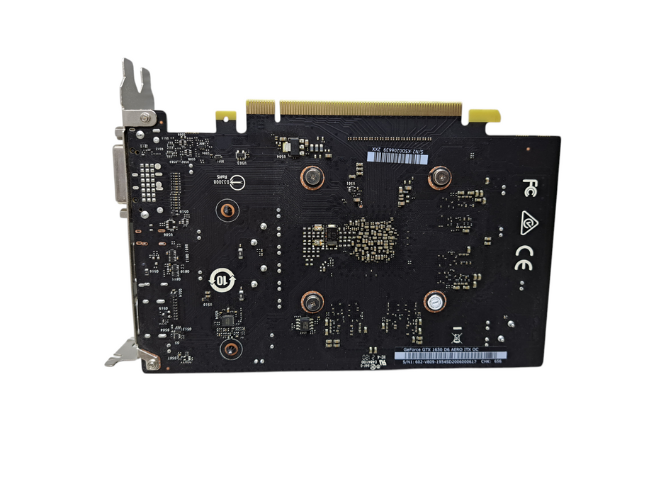 MSI GeForce GTX 1650 4GB GDDR5 Graphics Card GTX 1650 D6 AERO ITX OC