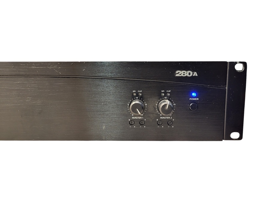CROWN 280A 2 Channel Stereo Integrated Preamp Power Amplifier w/Rack Ears