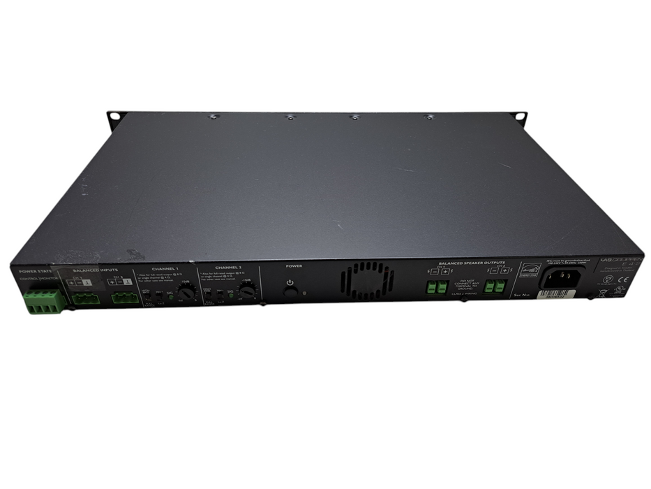 LAB Gruppen E Series 4:2 2-Channel Pro Audio Power Amplifier 250W
