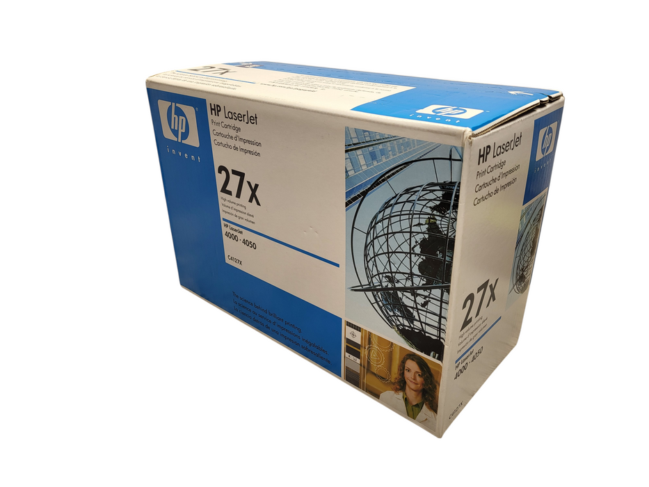 Genuine HP 27X C4127X Black Toner Cartridge 10K Pages HP LaserJet 4000 4050