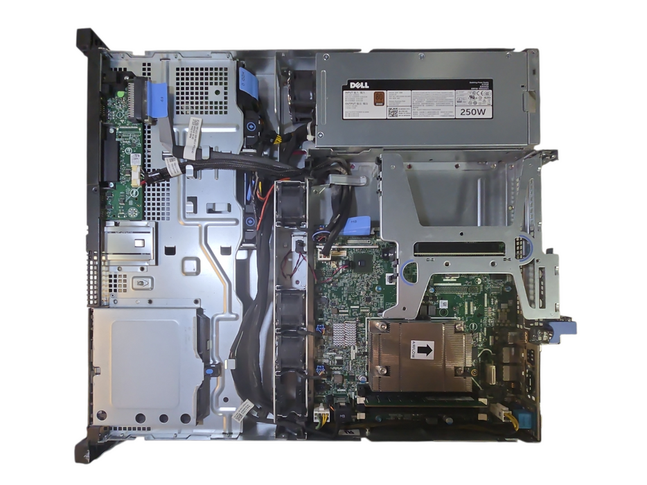 Dell PowerEdge R230 1U 2x 3.5", Xeon E3-1220v5, 4GB DDR4, No HDD, No RAID, 250W
