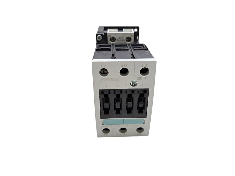 SIEMENS 3RT1036-1AC20 SIRIUS 50A 3-Pole Contactor 24VAC Coil