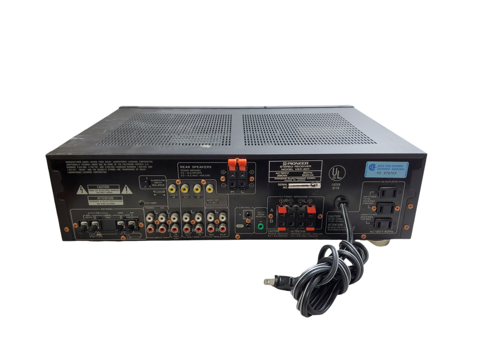 Pioneer Audio/Video Stereo Receiver VSX-401 *READ*