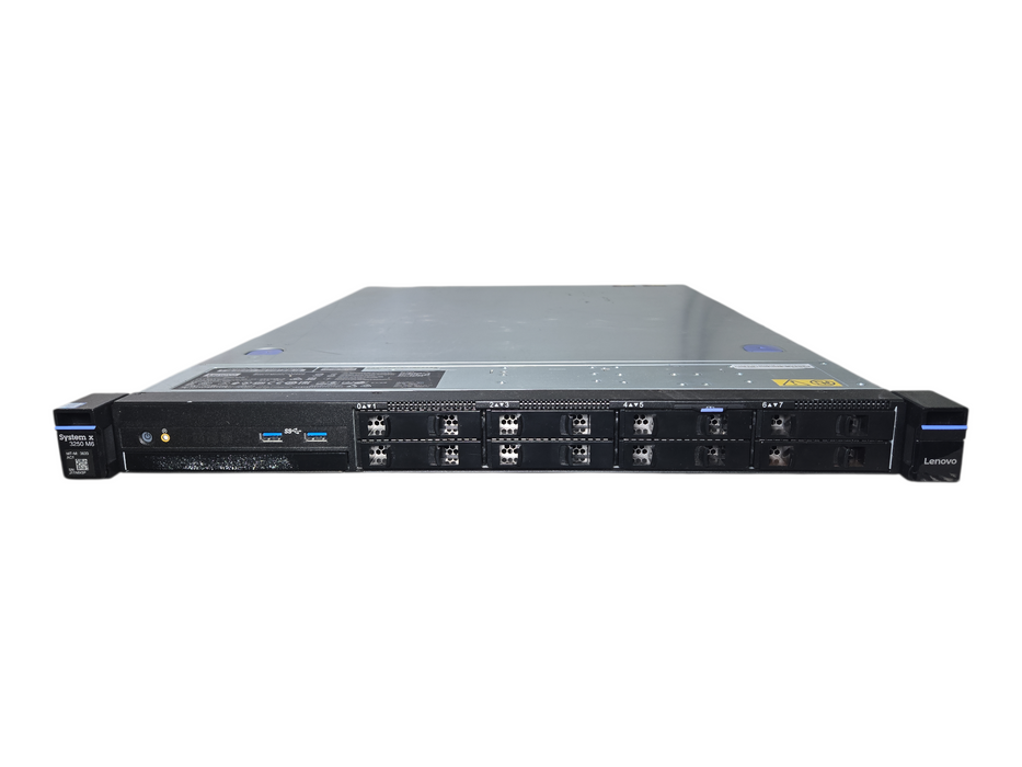 Lenovo System x3250 M5 1U 8x2.5", Xeon E3-1230v5, 8GB DDR4, No HDD, No RAID