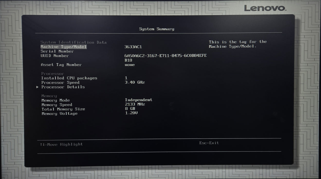 Lenovo System x3250 M5 1U 8x2.5", Xeon E3-1230v5, 8GB DDR4, No HDD, No RAID