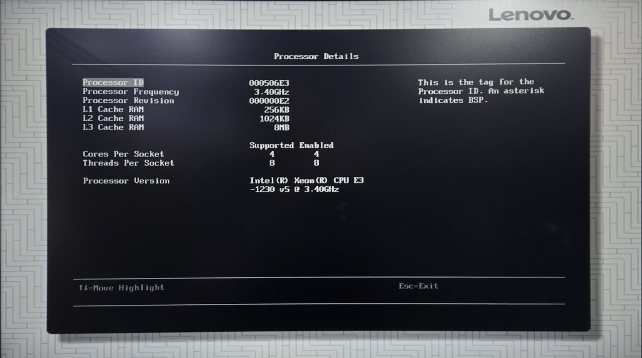 Lenovo System x3250 M5 1U 8x2.5", Xeon E3-1230v5, 8GB DDR4, No HDD, No RAID