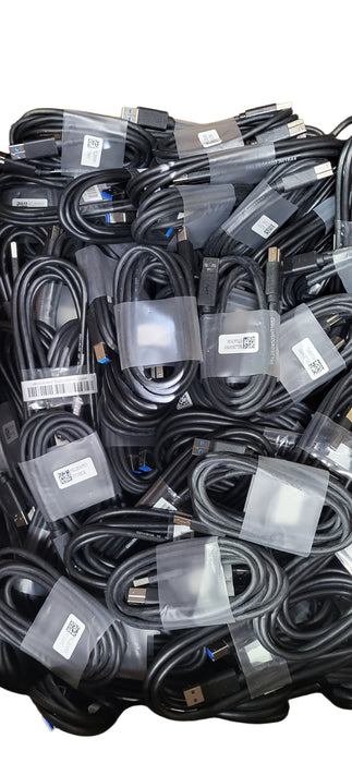 Brand New lot of 229x Dell USB 3.0 Type-A Male to Type-B Male 6FT Printer Cable