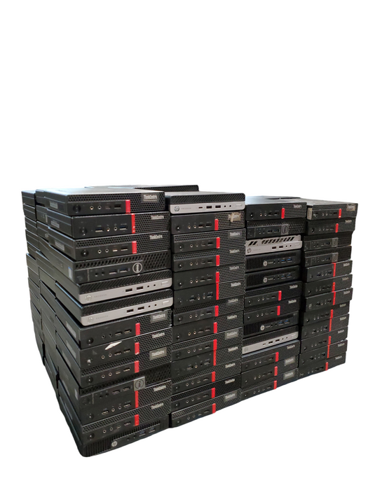 Lot of 150x 6th-8th Gen i-series USFF Desktops HP, Lenovo, Dell (USFF68-P2)
