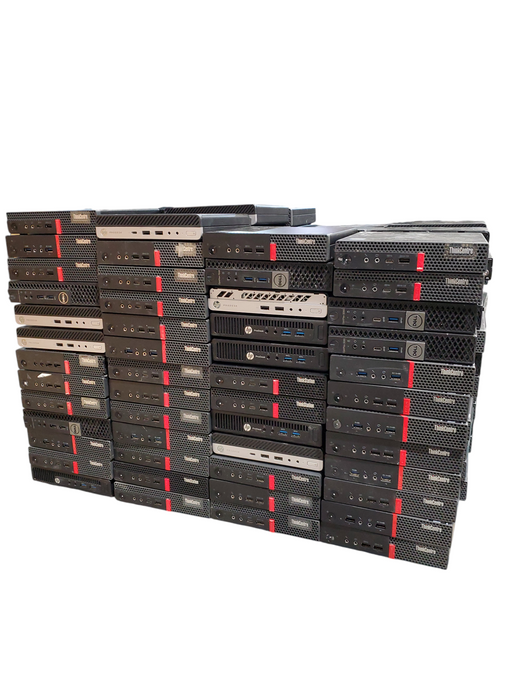 Lot of 150x 6th-8th Gen i-series USFF Desktops HP, Lenovo, Dell (USFF68-P2)