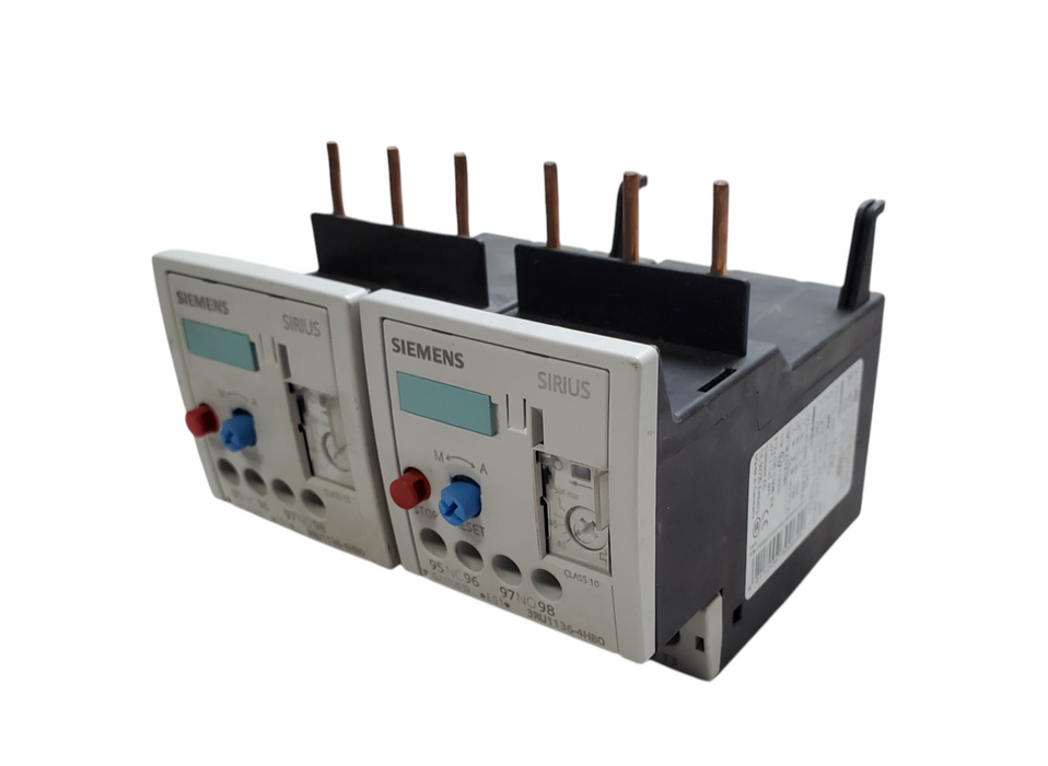 Lot 2x Siemens Sirius 3RU1136-4HB0 Thermal Overload Relay 40-50A *READ*