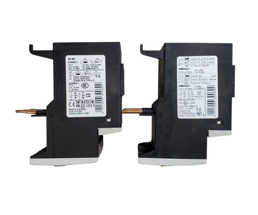 Lot 2x Siemens Sirius 3RU1136-4HB0 Thermal Overload Relay 40-50A *READ*