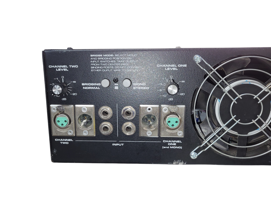 ASHLY FET-500 2-CH STEREO BRIDGABLE MOSFET POWER AMPLIFIER 250W/CH RACK MOUNT