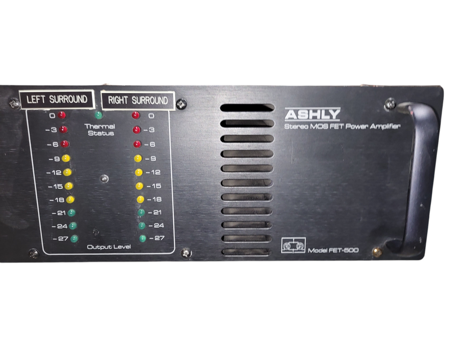ASHLY FET-500 2-CH STEREO BRIDGABLE MOSFET POWER AMPLIFIER 250W/CH READ