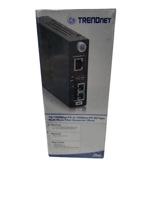 TRENDnet TFC-110MSC 10/100Base-TX to 100Base-FX SC Fiber Converter