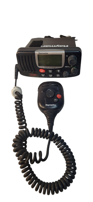Raymarine RAY54 Boat Marine Class D DSC Waterproof VHF Radio and Mic|READ