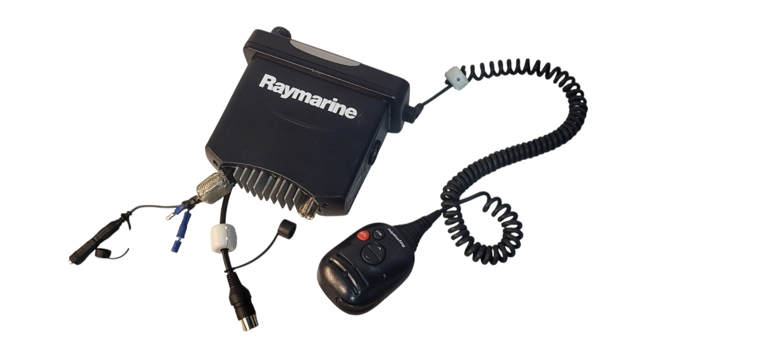 Raymarine RAY54 Boat Marine Class D DSC Waterproof VHF Radio and Mic|READ