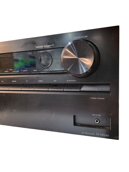 Onkyo TX-NR646 AV Stereo Receiver. For Parts Only. No Remote
