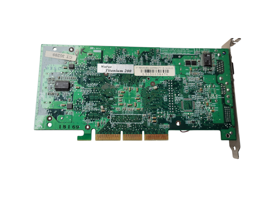 Leadtek WinFast Titanium 200 NVIDIA GeForce3 Ti 200 64MB DDR AGP Retro Gaming