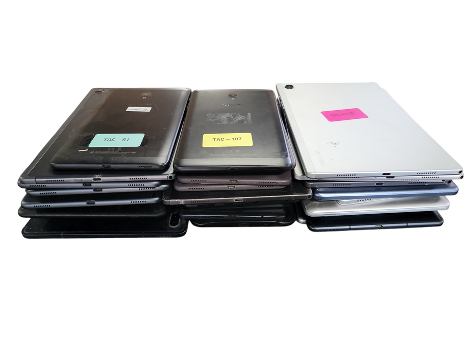 Lot of 33x Android Tablets [Samsung/Amazon/ZTE | C Condition][TAC-3]