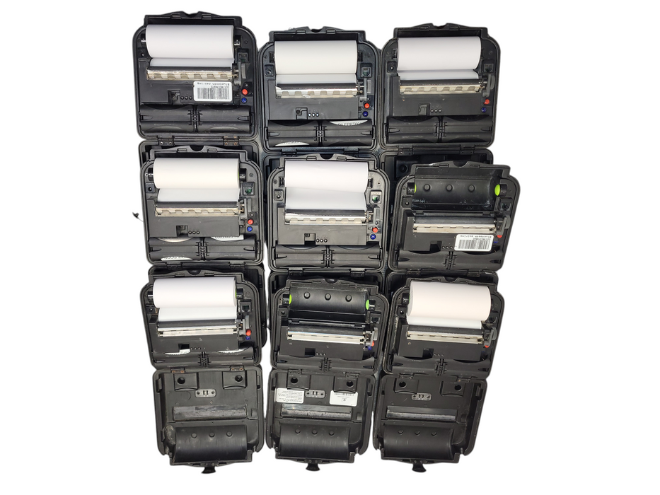 Lot of 9x Datamax-O'Neil microFlash 4te Portable Label Printer READ