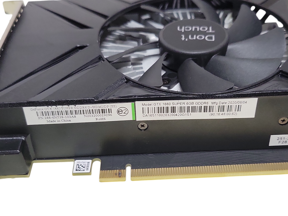 NVIDIA GeForce GTX 1660 Super 6GB GDDR6 graphics card