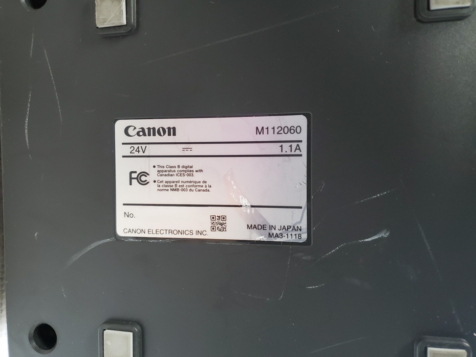 Canon imageFORMULA CR-120 Check Scanner Reader M112060 *READ*