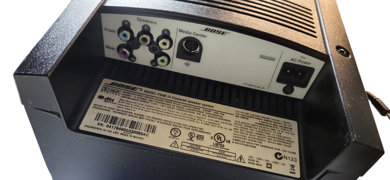 Bose Model PS48 III Powered Speaker System Subwoofer Only
