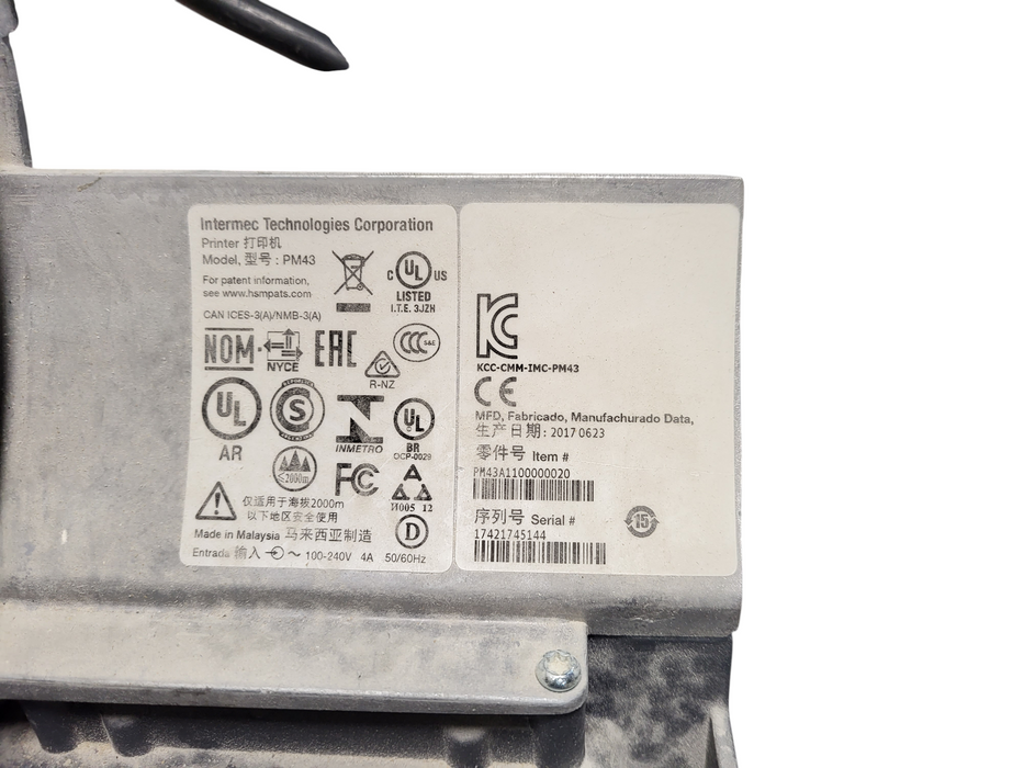 PM43 Honeywell Industrial Thermal Label Printer PM43A1100000020
