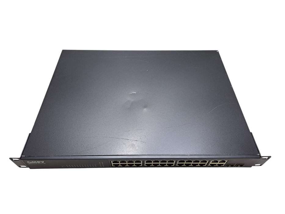 MRV MR2228-2C-PoE | 28-Port Managed PoE Ethernet Switch (24x 10/100 4x Gigabit)