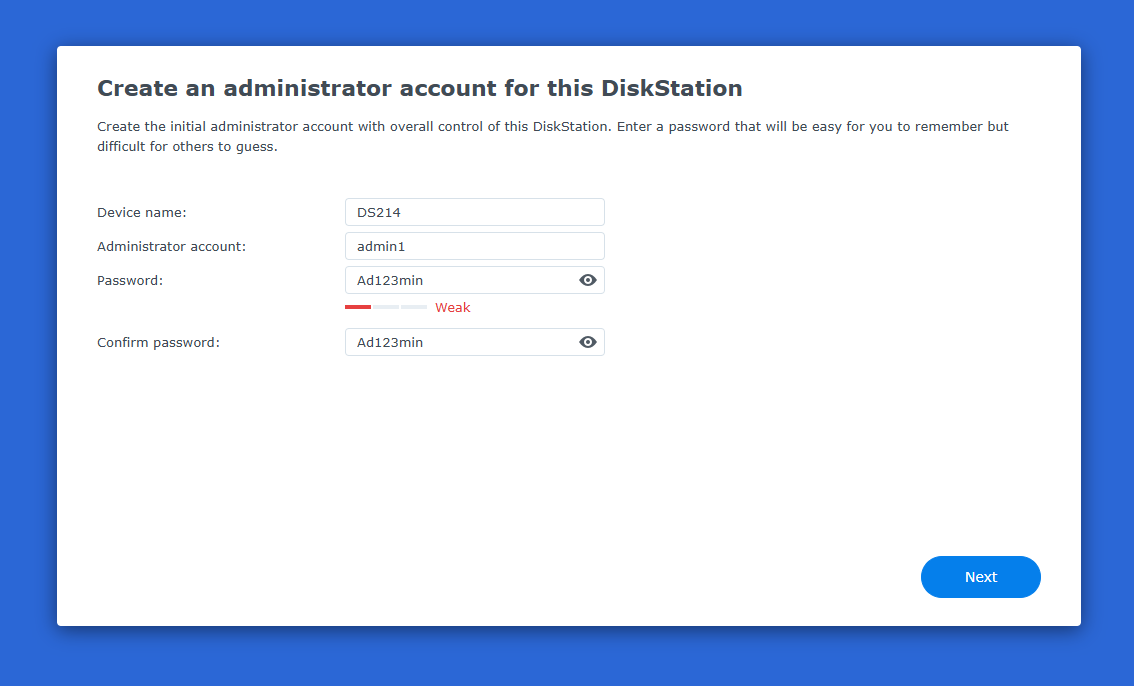Synology DS214+ DiskStation, 2x 3TB HDDs, No AC Adapter