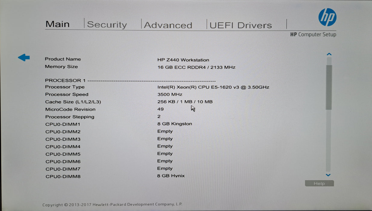 HP Z440 Workstation | Xeon E5-1620 v3 @3.50GHz, 16GB DDR4, Quadro P2000, No HDD