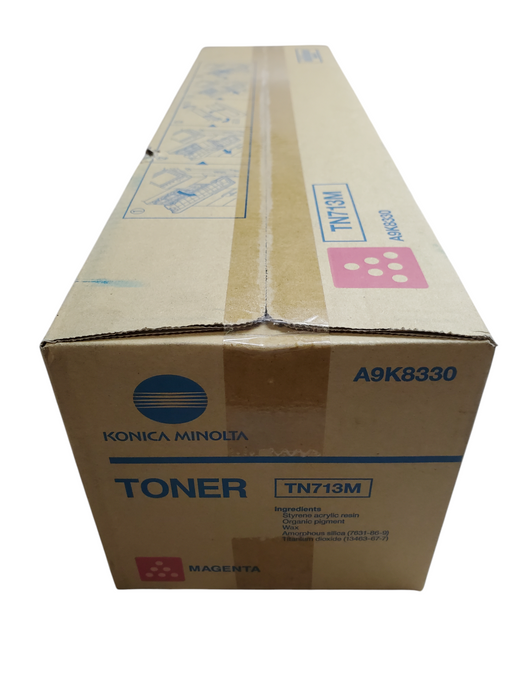 NEW - Konica Minolta TN713M Magenta Toner Cartridge A9K8330