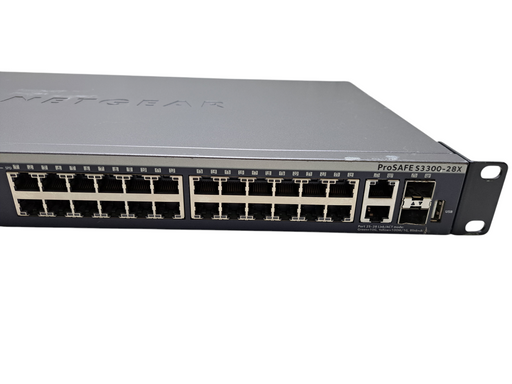 Netgear ProSAFE S3300-28X 24-Port Gigabit Stackable Smart Switch w